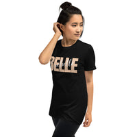 Thumbnail for T-shirt Belle et Rebelle gris foncé - Fierté et humour français