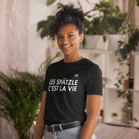 Thumbnail for T-shirt Alsace noir - Les Spätzle c'est la vie