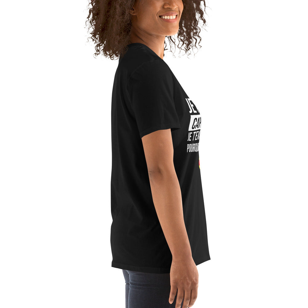 T-shirt Landaise bleu marine dos - Je ne suis pas capbourrude