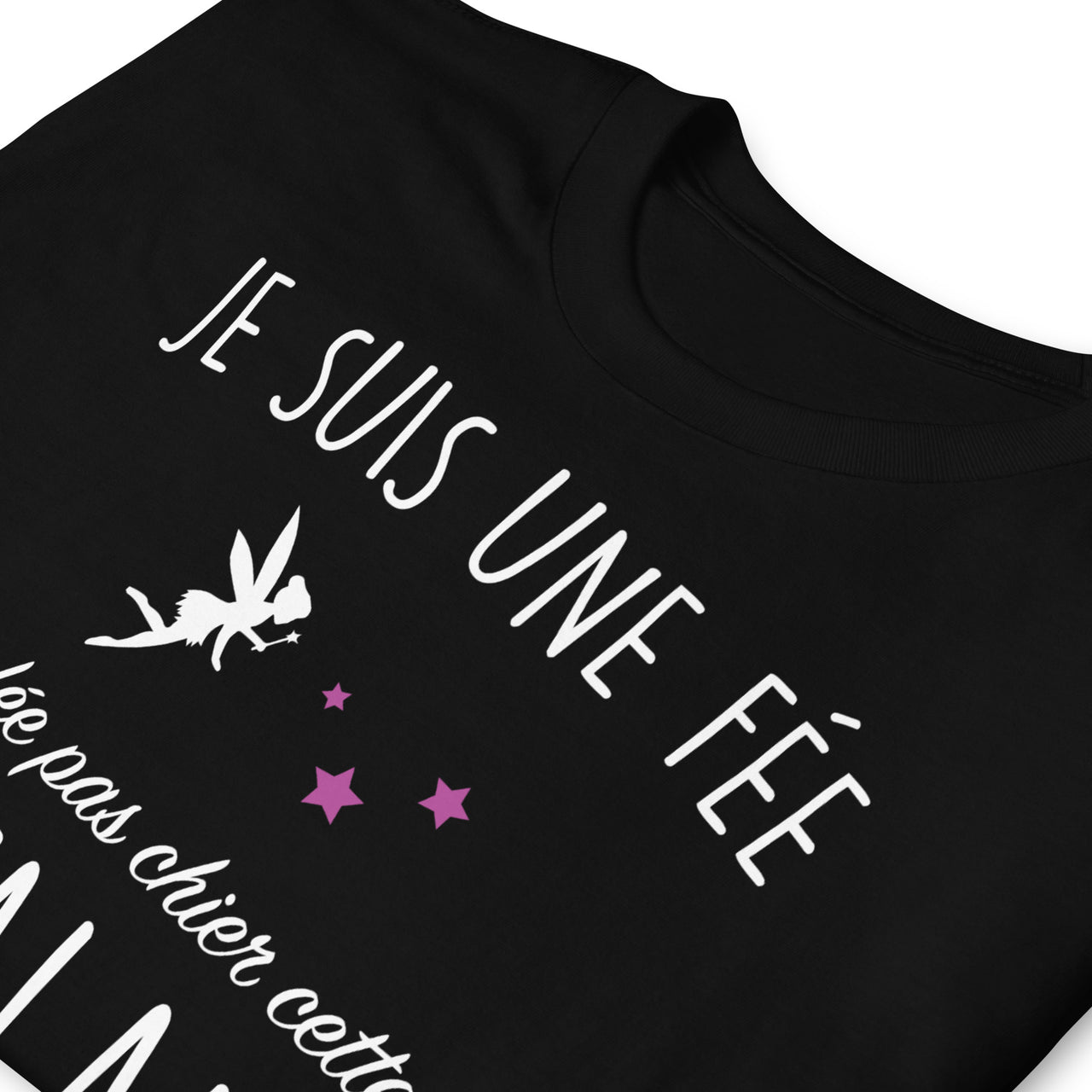 T-shirt humour Catalan bleu marine dos - La fée pas chier