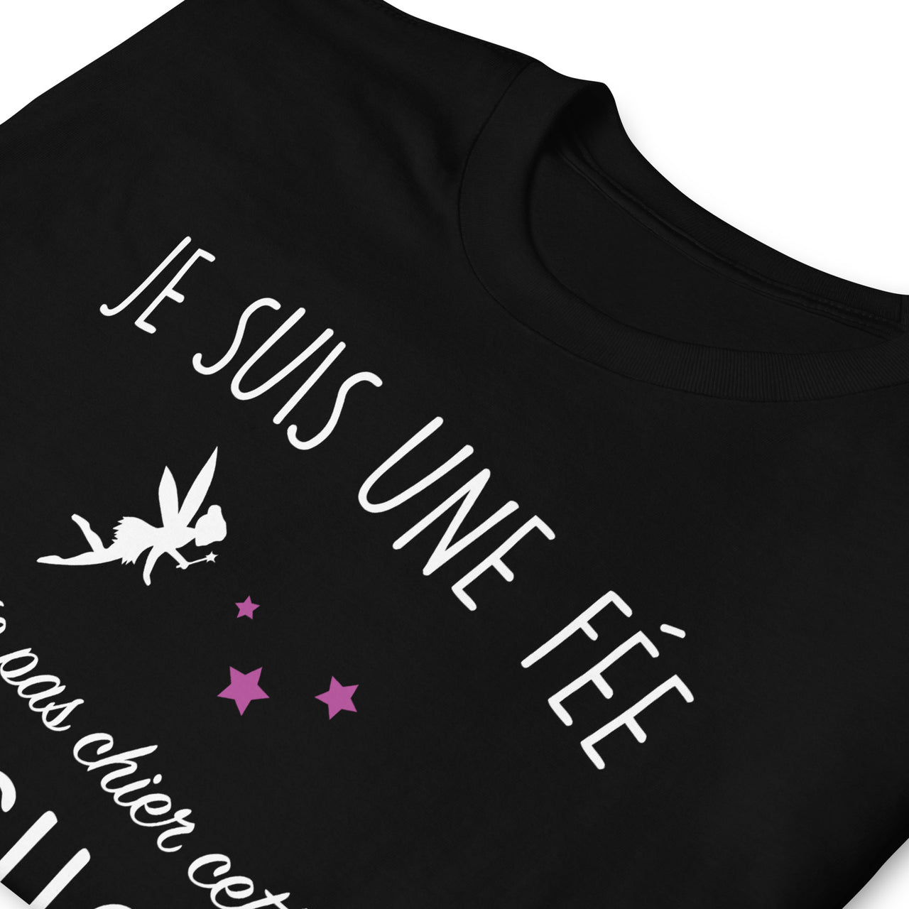 T-shirt Ardéchois bleu marine dos - la fée pas chier