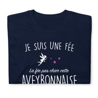 Thumbnail for T-shirt cadeau humour la fée pas chier cette Aveyronnaise.