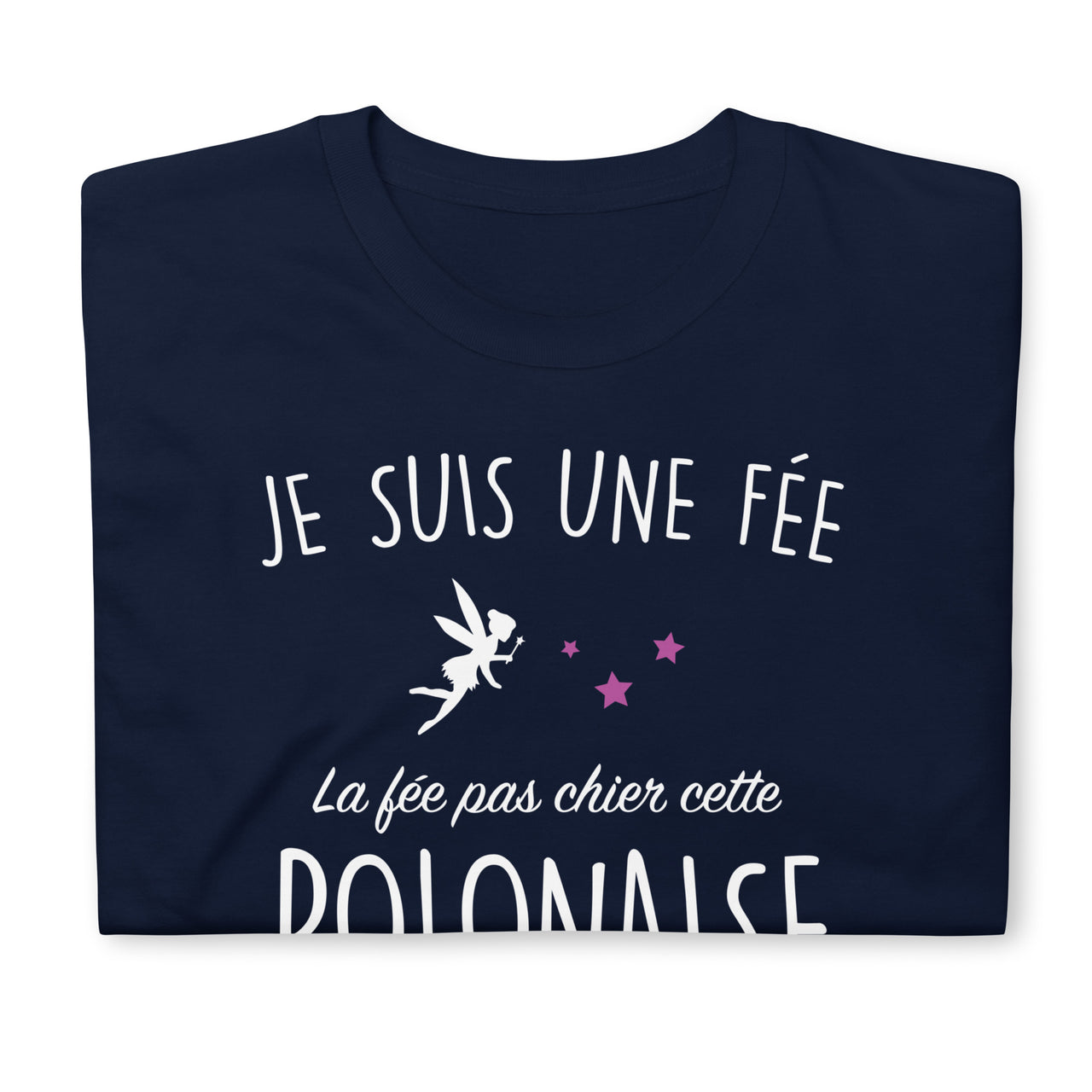 T-shirt humour Polonais bleu marine dos - La fée pas chier