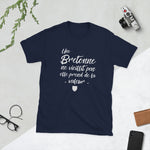 T-shirt cadeau humour femme - une Bretonne ne vieillit pas