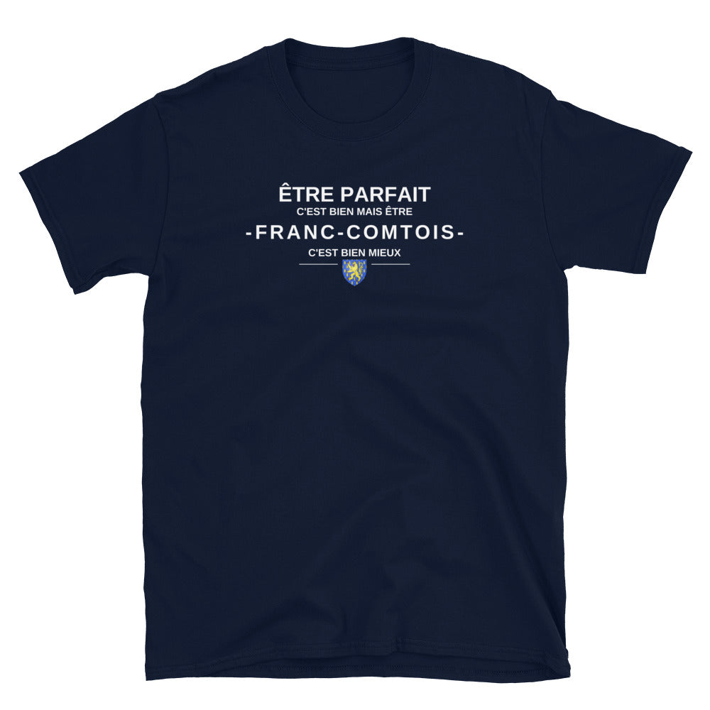ÊTRE PARFAIT Franc-comtois - T-shirt bleu marine