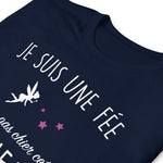 T-shirt Cadeau humour femme : La fée pas chier cette Vosgienne