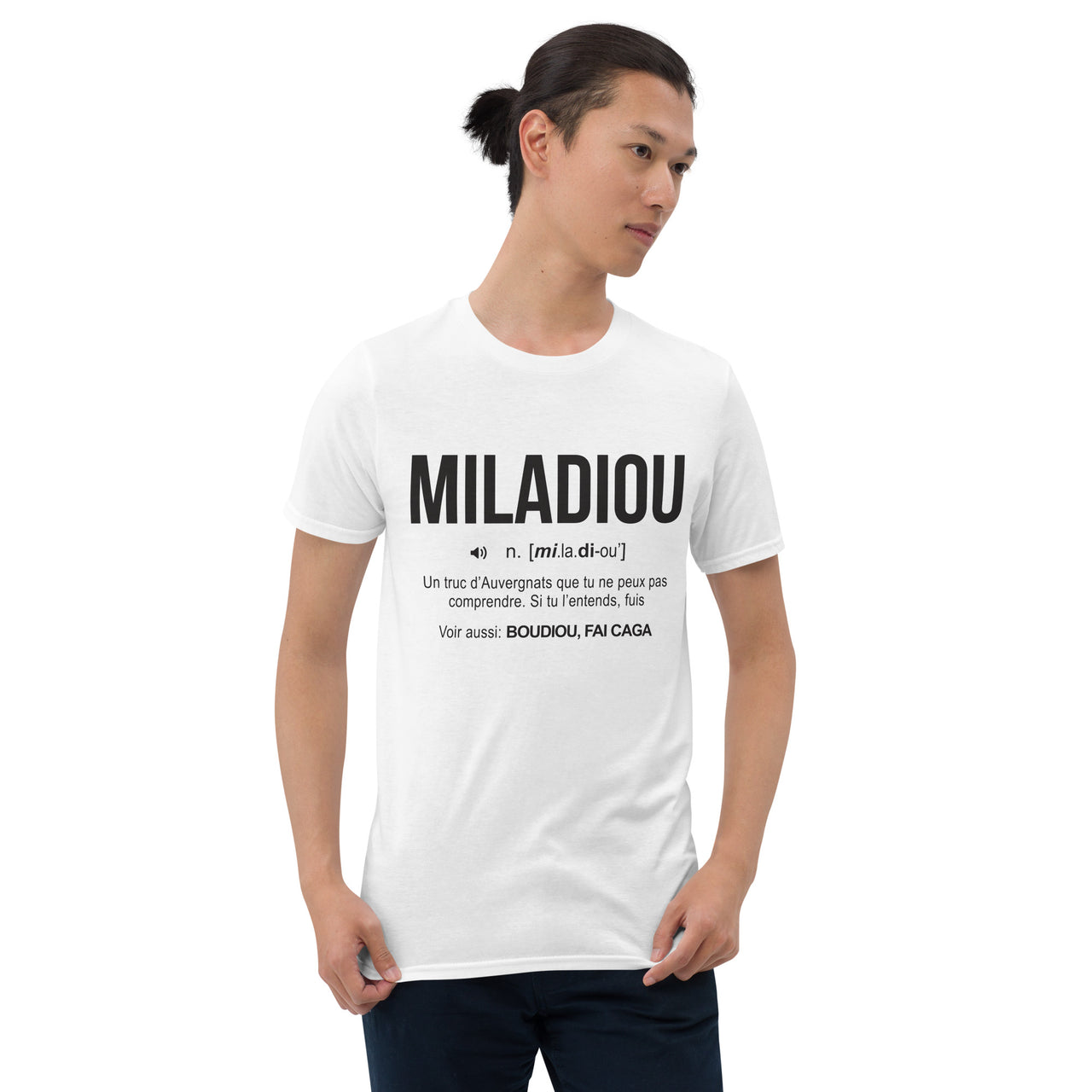T-shirt Auvergne violet - Miladiou, un clin d'œil humoristique