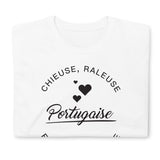 T-shirt cadeau humour femme portugaise - chieuse, râleuse et je t'...