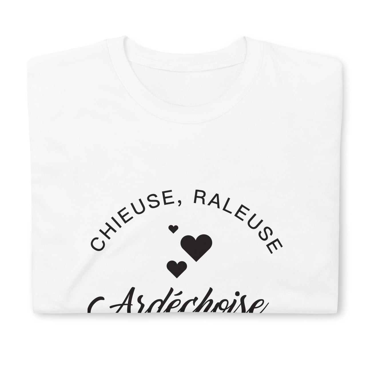 T-shirt Ardéchoise rouge - Chieuse et fière de l'être