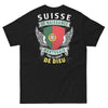 T-shirt Suisse noir - Portugais par la grâce de Dieu