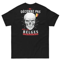 Thumbnail for T-shirt Belgique noir - Déconne pas avec les fous