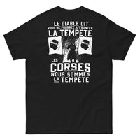 Thumbnail for T-shirt Corse - Une phrase qui claque comme un coup de tonnerre
