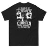 T-shirt Corse - Une phrase qui claque comme un coup de tonnerre