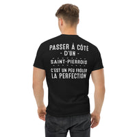 Thumbnail for T-shirt Saint-Pierrois noir - frôler la perfection