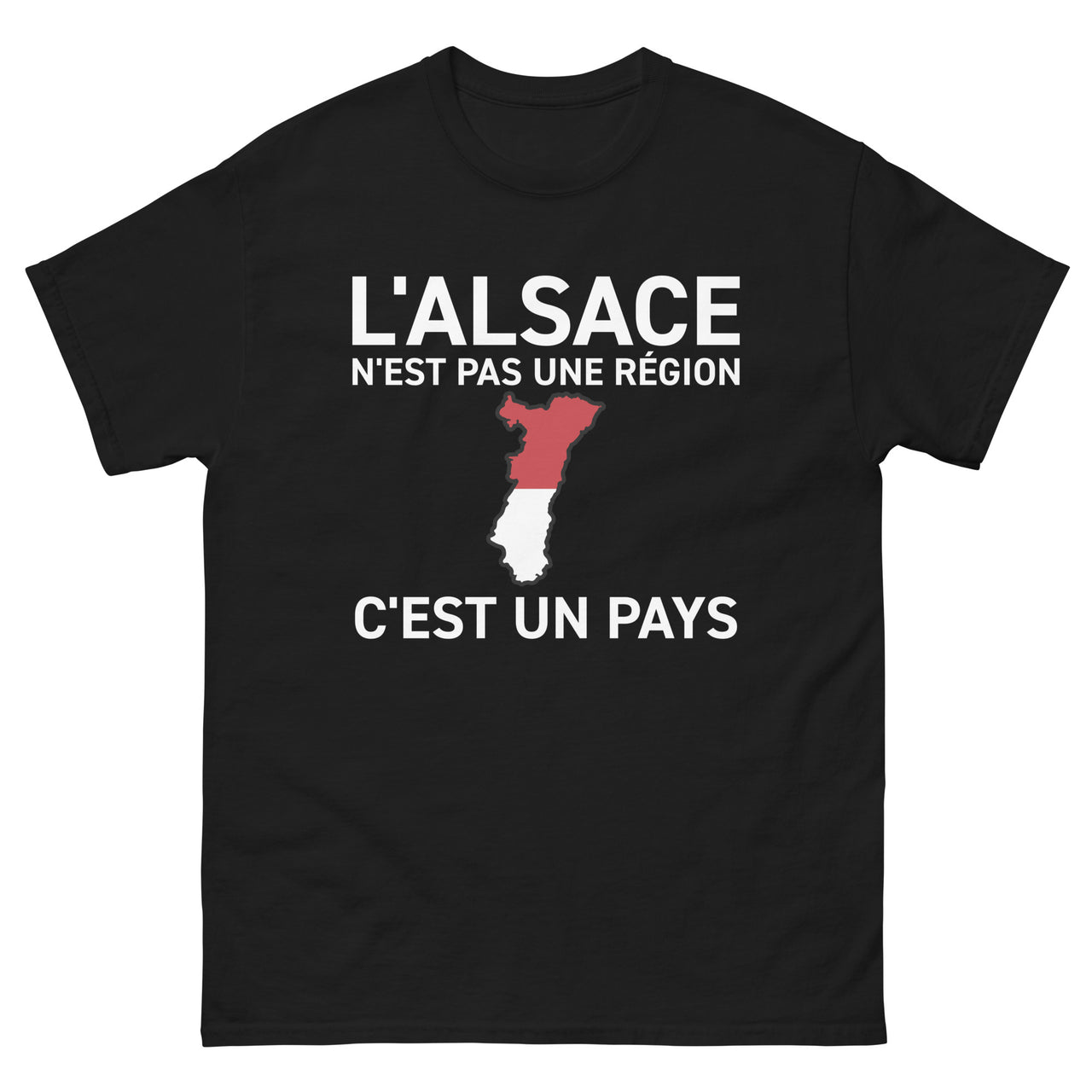 T-shirt Alsace bordeaux - L'Alsace n'est pas une région, c'est un pays