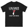 T-shirt Alsace bordeaux - L'Alsace n'est pas une région, c'est un pays