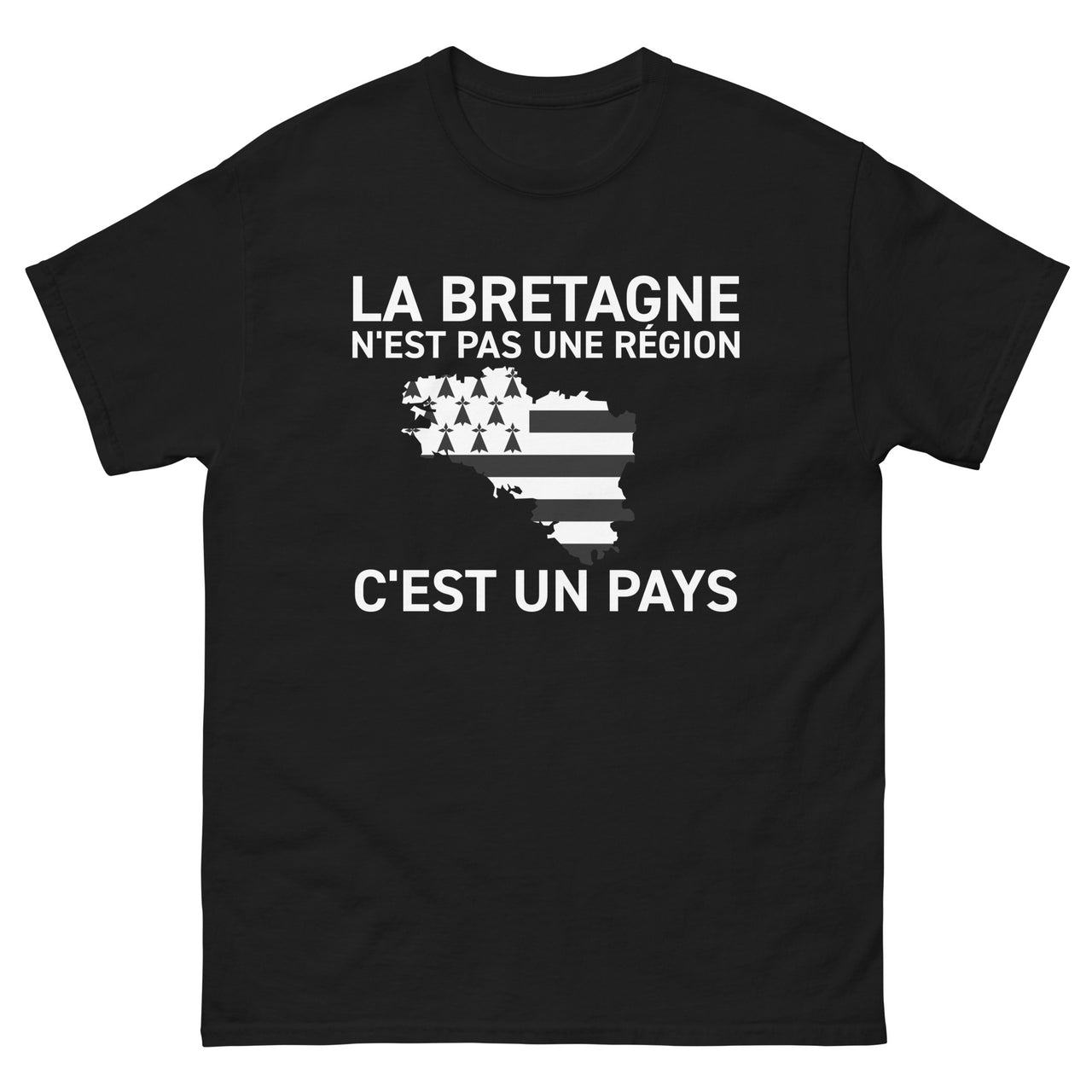 T-shirt Bretagne bordeaux - La Bretagne n'est pas une région