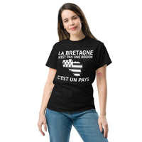 Thumbnail for T-shirt Bretagne bleu marine - La Bretagne n'est pas une région