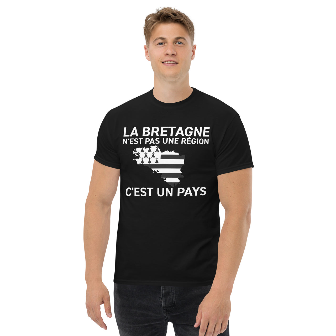 T-shirt Bretagne bordeaux dos - La Bretagne n'est pas une région