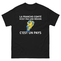 Thumbnail for T-shirt Franche-Comté bordeaux - La Franche-Comté n'est pas une région, c'est un pays