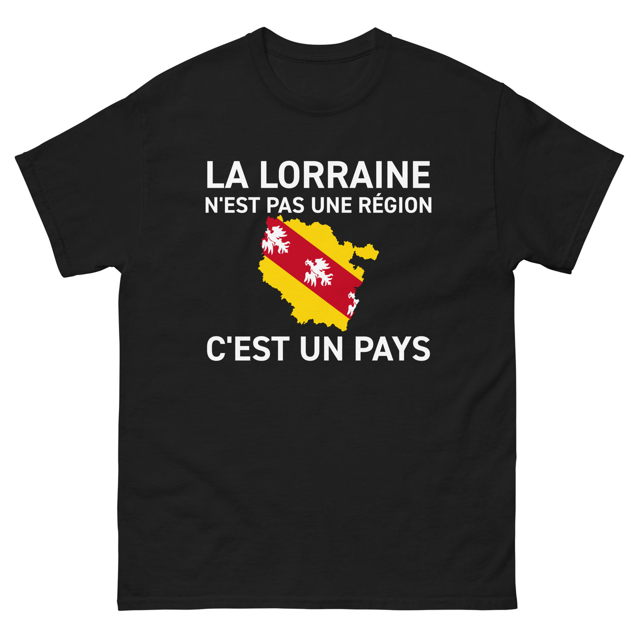 T-shirt Lorraine bordeaux - La Lorraine n'est pas une région