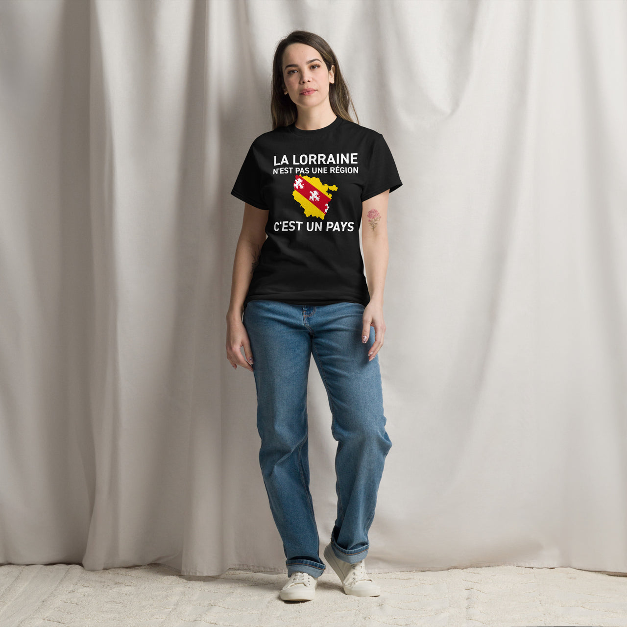T-shirt Lorraine bordeaux dos - La Lorraine n'est pas une région