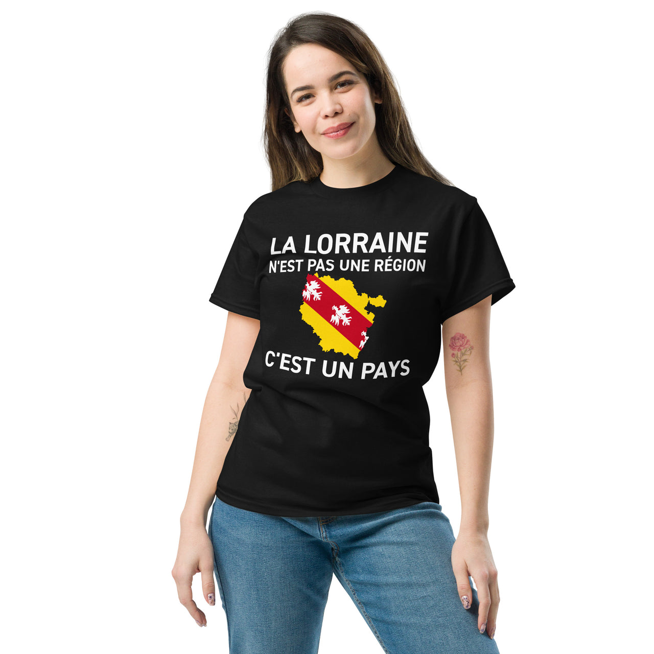T-shirt Lorraine bleu marine dos - La Lorraine n'est pas une région
