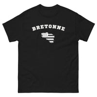 Thumbnail for T-shirt Bretagne noir - style universitaire