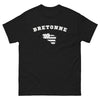 T-shirt Bretagne noir - style universitaire