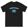 T-shirt Franche-Comté noir - Fierté universitaire en coton