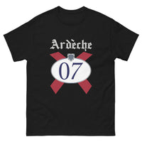 Thumbnail for T-shirt Ardèche noir - Pastiche humoristique sur la bière