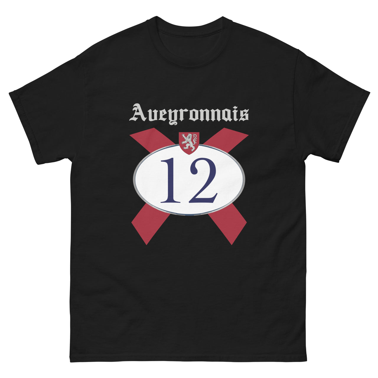 T-shirt Aveyron noir - Pastiche bière humoristique