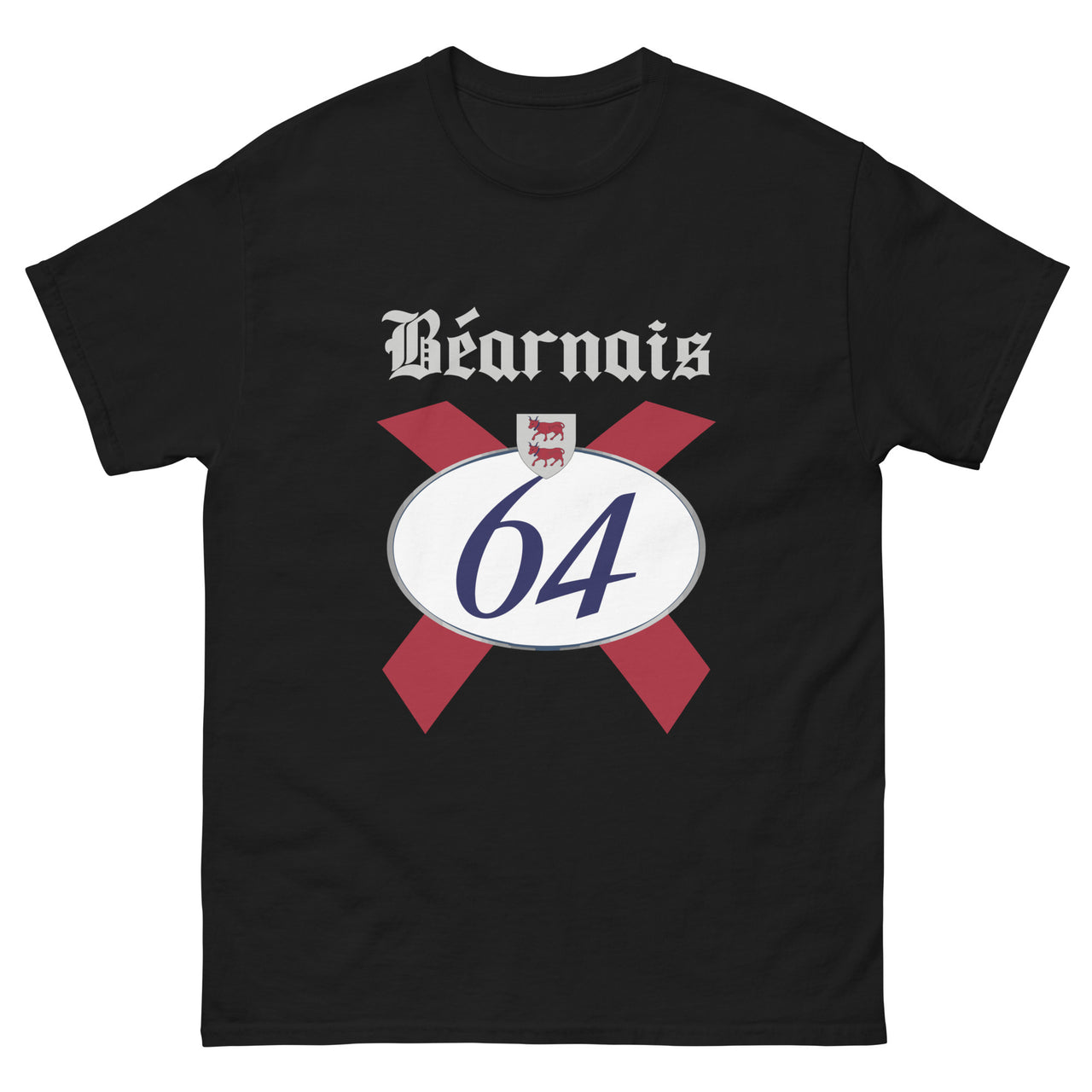 T-shirt Béarn noir - Pastiche humoristique sur la bière
