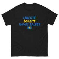 Thumbnail for T-shirt Franche-Comté noir - Liberté, Égalité, Raves Salées