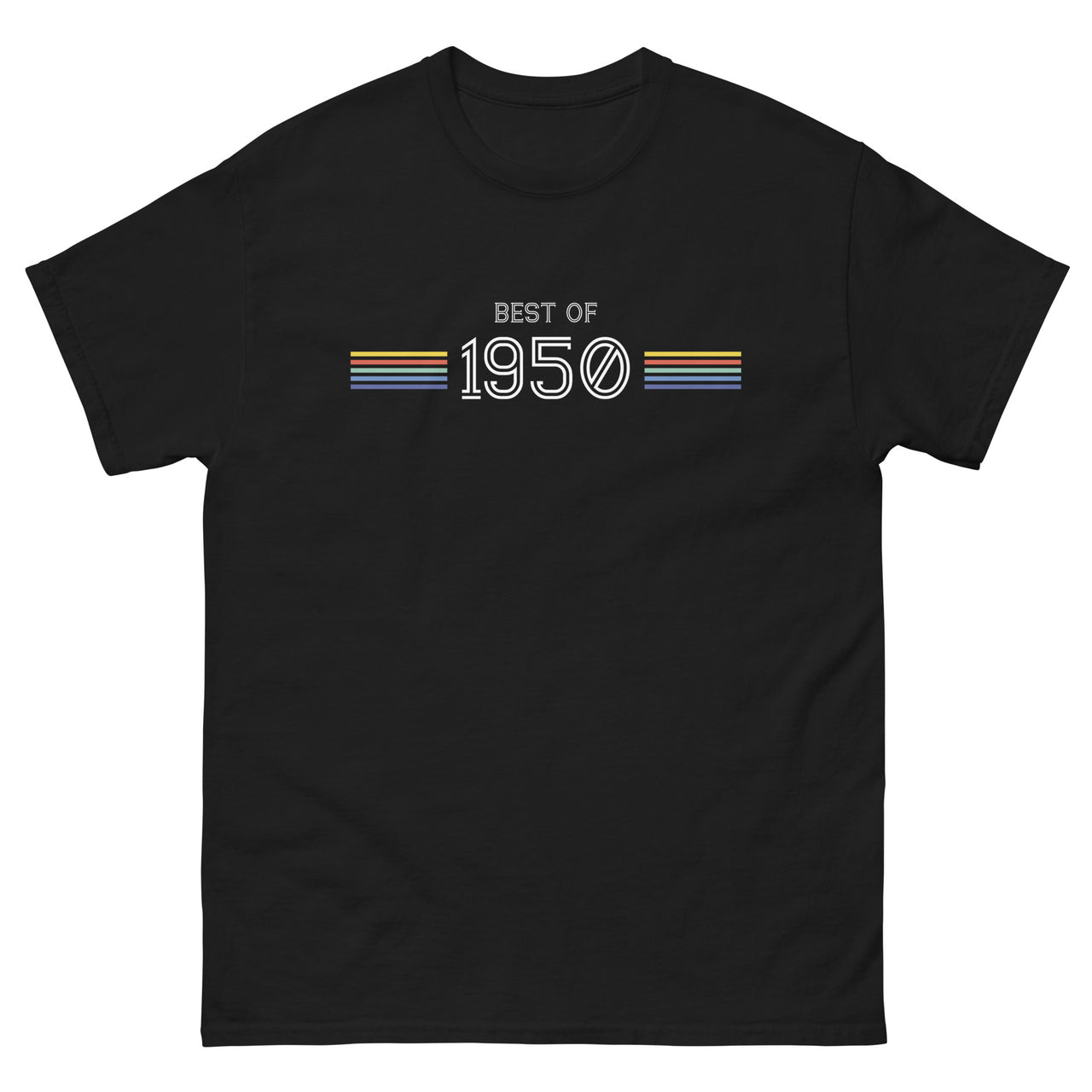 T-shirt années 1950 gris sport - style classique et tendance