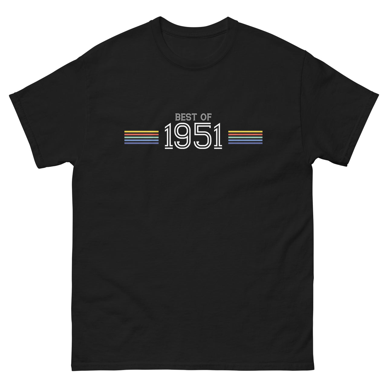T-shirt classique unisexe gris sport - 1951, l'année de fierté