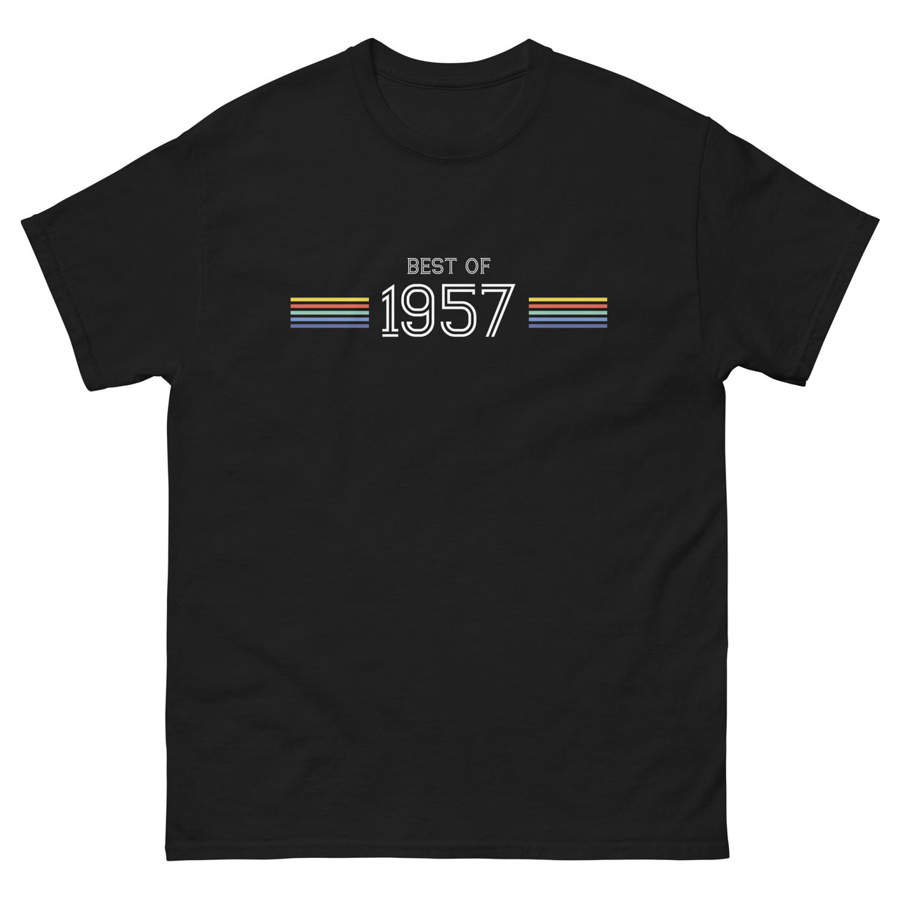 T-shirt classique unisexe gris sport - Best of 1957
