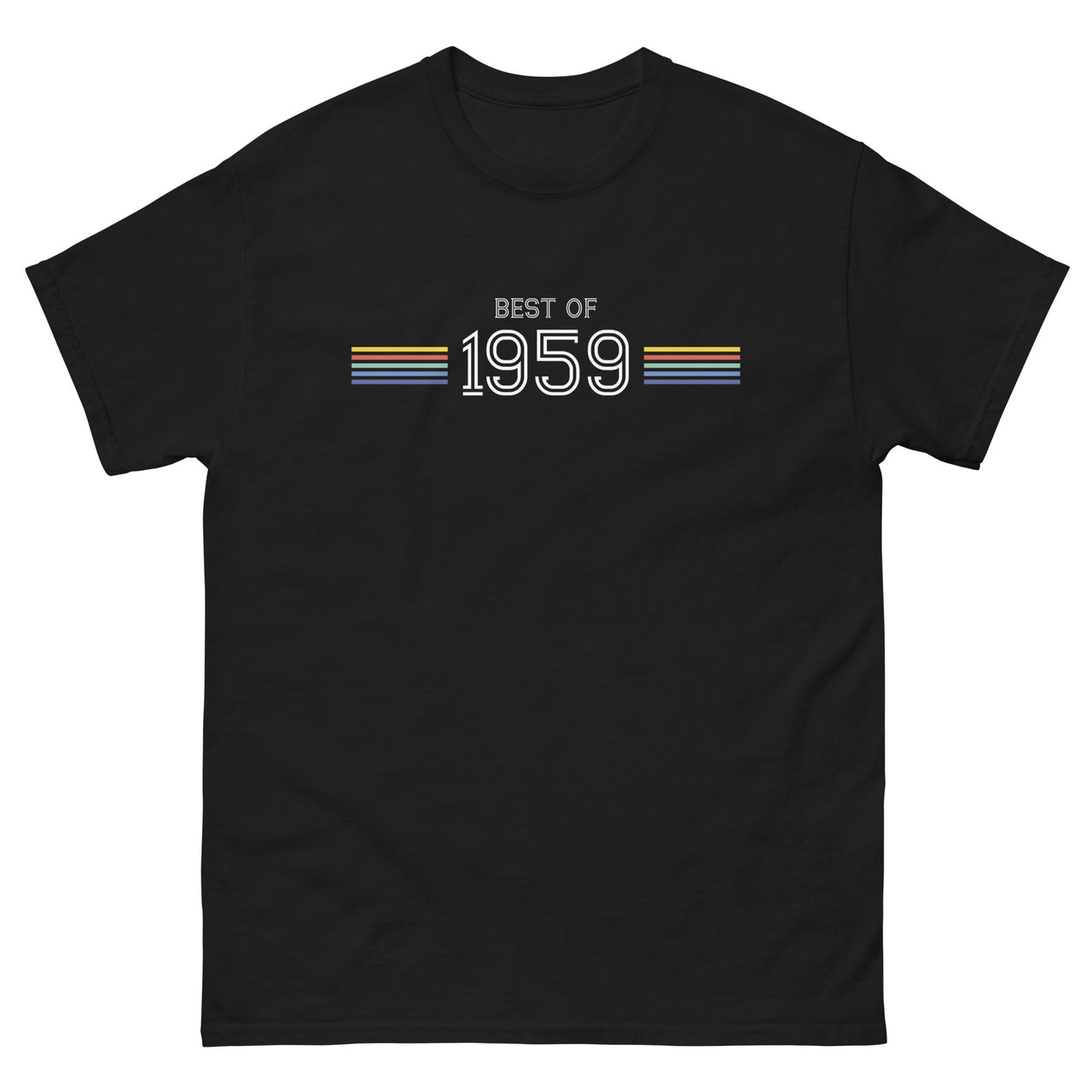 T-shirt classique unisexe gris sport - Best of 1959
