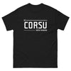 T-shirt Corse noir - Parlez avec le cœur et l'accent