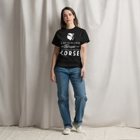 Thumbnail for T-shirt Corse bleu marine dos - J’ai juste besoin d’aller en Corse