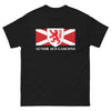 T-shirt Gers gris - Drapeau gascon et blason d'Armagnac