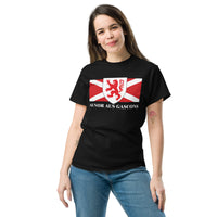 Thumbnail for T-shirt Gers bleu marine - Drapeau gascon et blason d'Armagnac