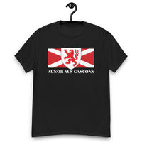 Thumbnail for T-shirt Gers rouge - Drapeau gascon et blason d'Armagnac