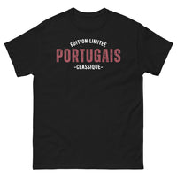 Thumbnail for T-shirt Portugais noir - Fierté et humour en édition limitée