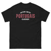 T-shirt Portugais noir - Fierté et humour en édition limitée