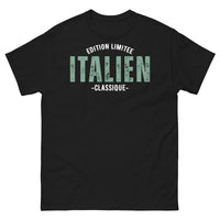 Thumbnail for T-shirt Italie noir - Fun et fier, clin d'œil à la dolce vita