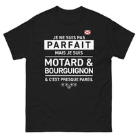 Thumbnail for T-shirt Bourgogne noir - Presque parfait pour motard