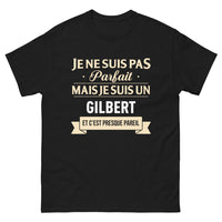 Thumbnail for T-shirt Gilbert noir - Imperfection presque parfaite