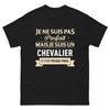 T-shirt Bretagne noir - Chevalier dans l'âme humoristique