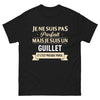 T-shirt Guillet noir - Je ne suis pas parfait, mais je suis un Guillet